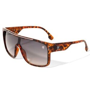 Shield Men Sunglasses Tortoise Frame Designer Fashion Sport UV400 Driving Lentes